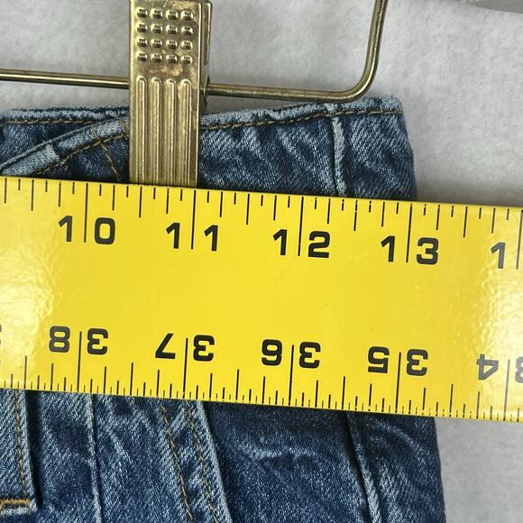 Abercrombie & Fitch Jeans Women's Size 27 R High Rise Mom Paperbag Raw Hem - Picture 9 of 11